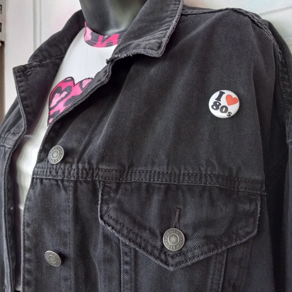 Stranger Things customized upcycled RAGE Against the Sewing Machine jacket SOLD - Picture 4 of 6